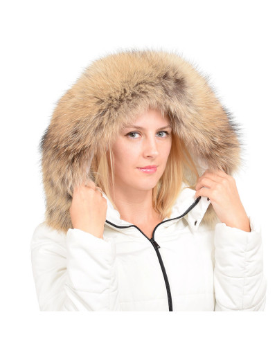 Raccoon Fur Hood Trim Fur Collar Fur For Hood (75cm)