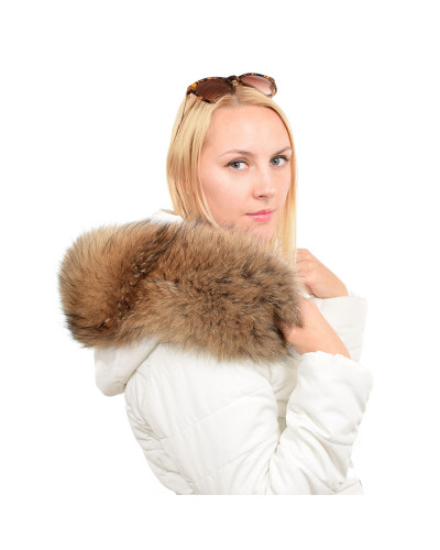 Raccoon Fur Hood Trim Fur Collar Fur For Hood (77cm)