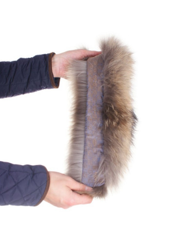 Raccoon Fur Hood Trim Fur Collar Fur For Hood (75cm)