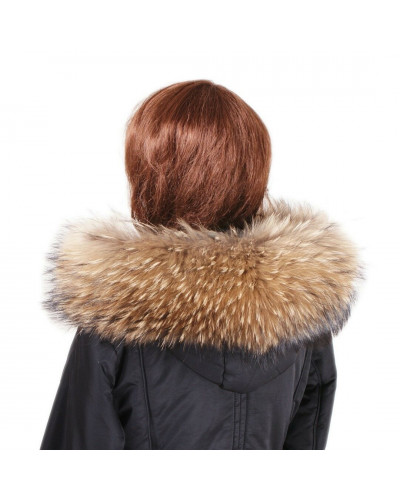 Custom-made Fur For Hood Raccoon Fur Hood Trim XL