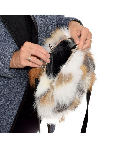 Fox Fur Purse / Fox Fur Shoulder Bag