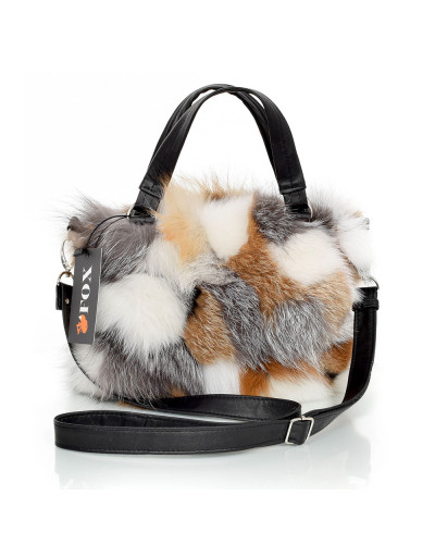 Genuine Fox Fur Handbag / Fox Fur Purse