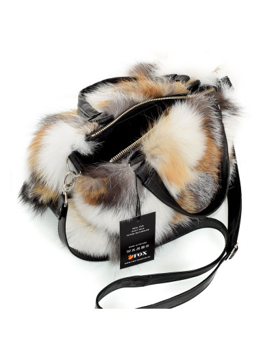 Genuine Fox Fur Handbag / Fox Fur Purse
