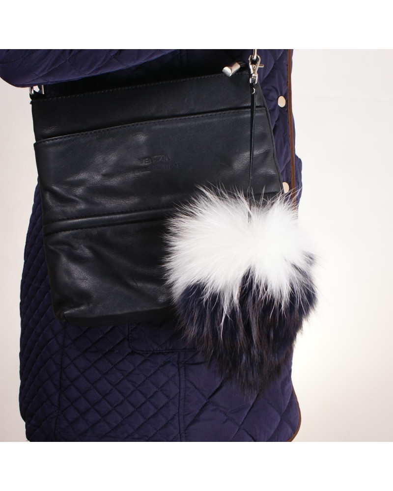 Fur Pompom Bag Charm Keyring