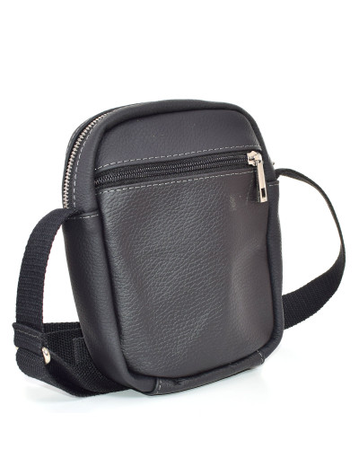 Men's Genuine Leather Small Bag Black