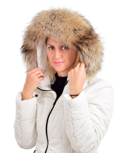 Raccoon Fur Hood Trim Fur Collar Fur For Hood (67cm)