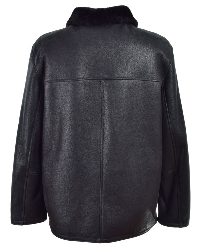 Men's sheepskin jacket made of natural lambskin