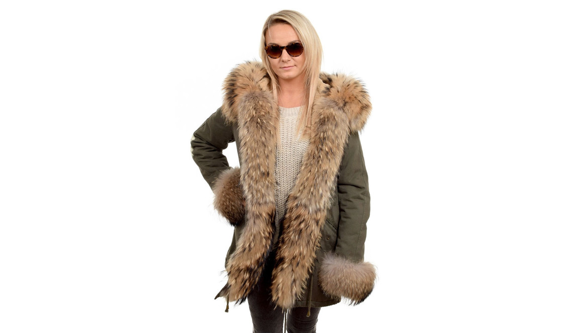 Women's parka jackets with fox or raccoon fur trim are now available! Season hit!
